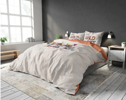 Sleeptime Patalynės Komplektas Vienas Antklodės Užvalkalas Ir Dvi Pagalvių Užvalkalai 200x220 cm 60x70
